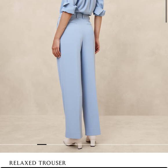 EUC Banana Republic size 00P Relaxed Trouser - Picture 2 of 3